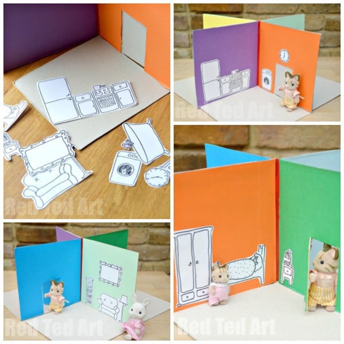 Cereal Box Pop Up Dolls