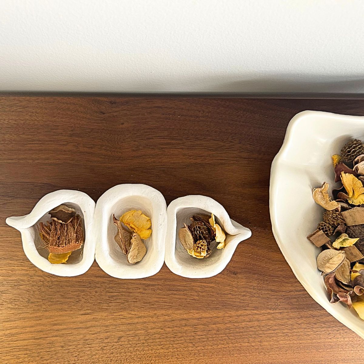 Air Dry Clay Pea Pod Bowl