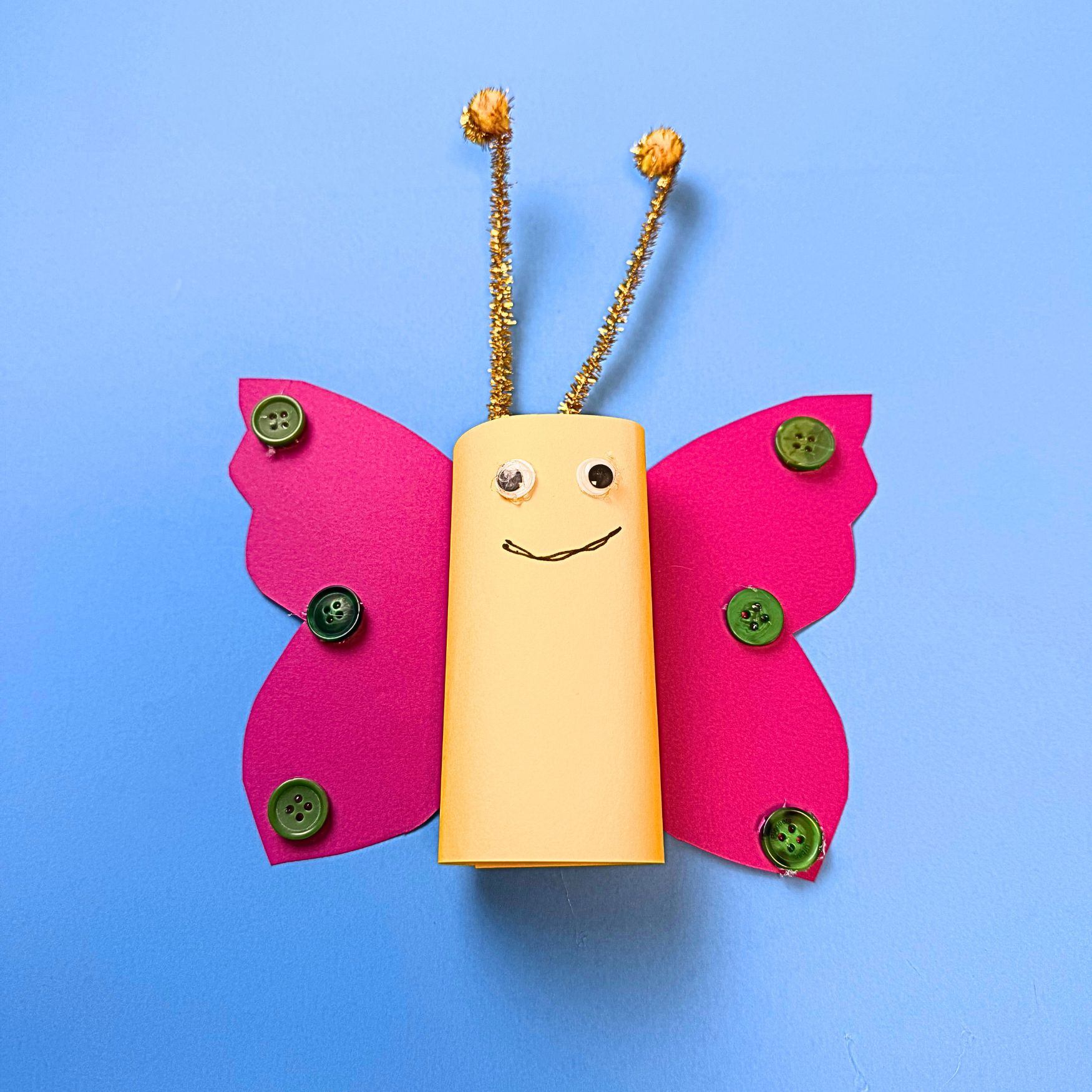 Colorful Googly Eye Butterfly