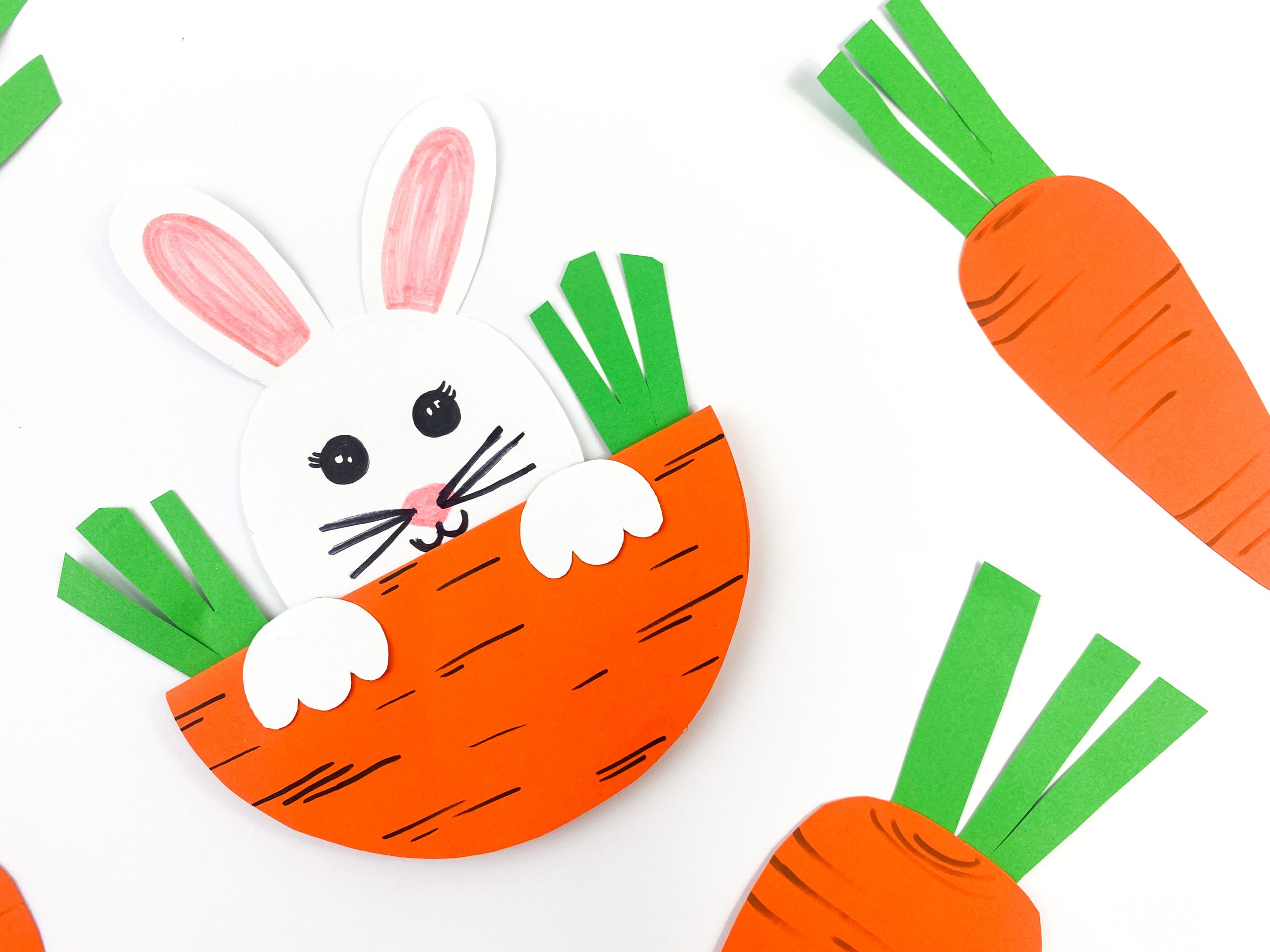 Rocking Bunny Paper Craft